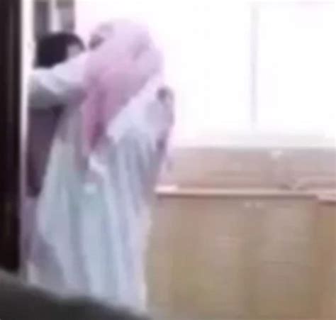 saudi husband is caught groping and forcing himself on his maid after