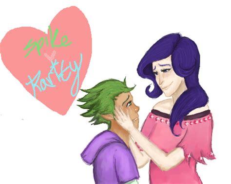 Spike And Rarity By Lilmis On Deviantart