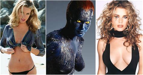 70 hot pictures of rebecca romijn who played the first mystique in x