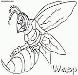 Wasp Avispas Mcu Pintar Designlooter sketch template