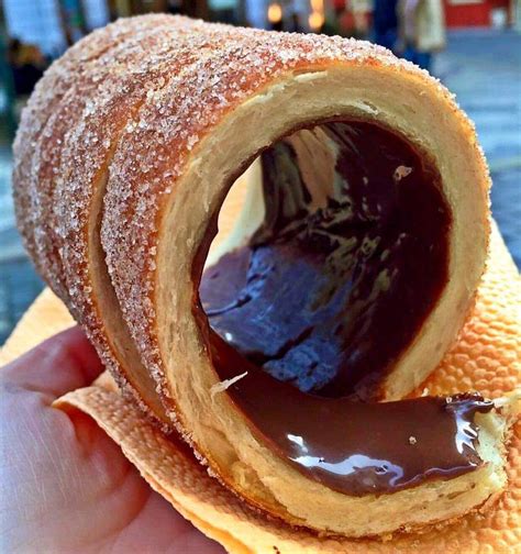 The TrdelnÍk Is A Traditional Sweet Pastry From Prague