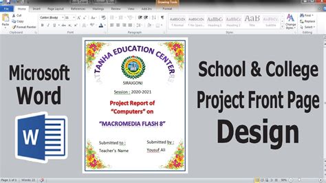 beautiful frontpage  school assignment projects
