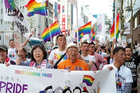 with spirits high the lgbt community and supporters marks tokyo s 25th
