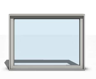 casement windows revit  pro series  casement window single bimsmith market