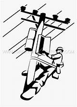 Lineman Electricity Electrician Silhouette Lineworker Pinclipart Hooks Greatdanegraphics Pngs Pngwing Clipground Clipartkey Vhv sketch template