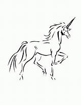 Coloring Pages Creatures Mythological Mystical Unicorn Mythical Creature Horse Popular Library Clipart Parading Mythology sketch template