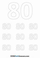 Tracing Eighty Kindergarten Thirty Math Forty Ccssmathanswers Arithmetic Perform Objects sketch template
