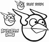 Coloring Angry Space Birds Pages Print Popular sketch template