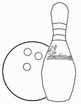 Bowling Vorlage sketch template