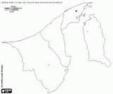 Brunei Map sketch template