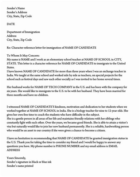 support letter sample  immigration luxury letter  support