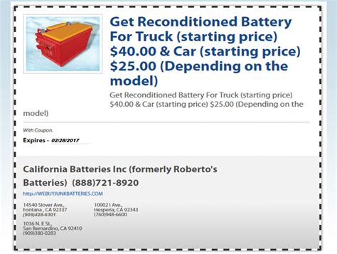 coupons battery recycling california batteries