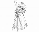 Daisy Coloring Princess Mario Pages Kart Bros Adults Kids Library Clipart Peach Cartoon Print sketch template