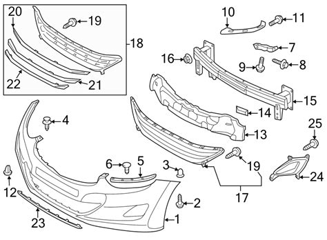 hyundai elantra clip retainer cover bracket bumper front rear upper