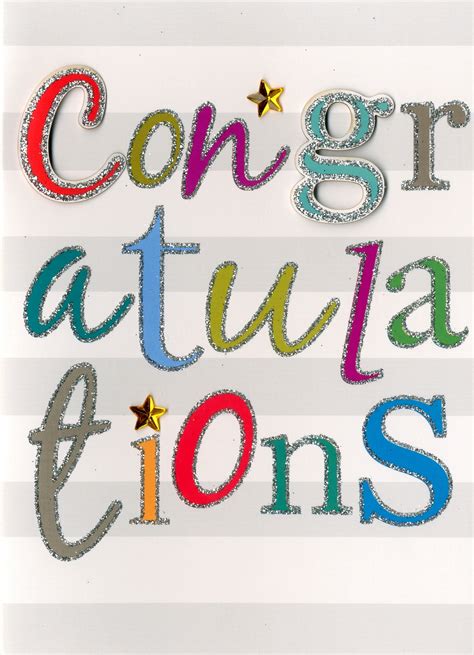 congratulations greeting card blank  cards