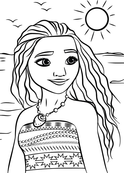 moana coloring pages   getdrawings