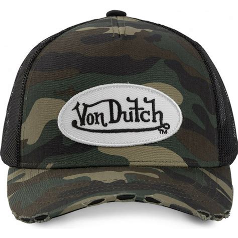 Von Dutch Camo05 Camouflage Trucker Hat