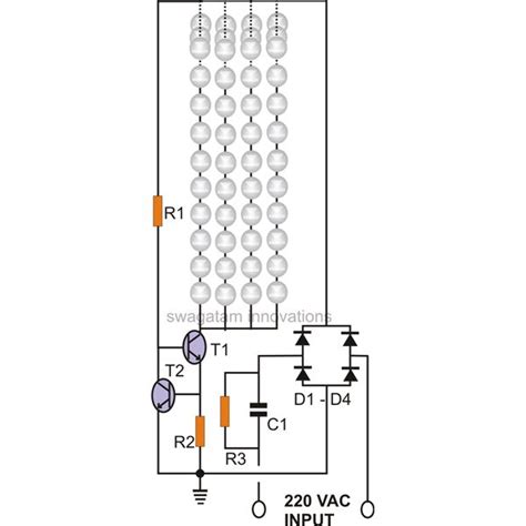 simple current controlled led tube light circuit diagram circuit diagram centre