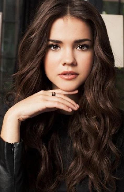 maia mitchell always look nice in every type of hairstyle but with long hairstyle she looks mos