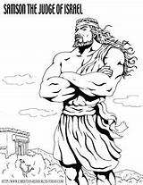 Samson Judges Activities Sanson Simson Bibel Bijbel Effortfulg Above Bastelarbeiten sketch template