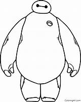 Baymax Coloringpages101 Coloringall sketch template
