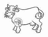 Cow Coloring Printable Pages Kids Drawing Cattle Printables Colouring Animal Wuppsy Getdrawings Nice Popular Library Clipart Coloringhome sketch template