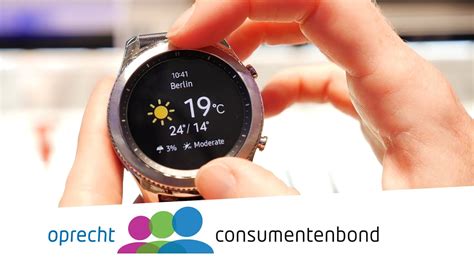 samsung gear  smartwatch ifa  consumentenbond youtube