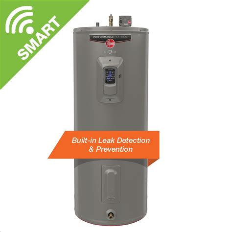 rheem gladiator  gal medium  year  watt smart electric water heater  leak