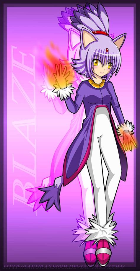 Blaze The Cat Human Form By Sakuraxss005 On Deviantart