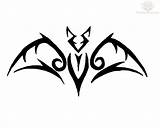 Tribal Bat Tattoo Tattoos Small Drawing Designs Clipart Batman Symbol Simple Pattern Cliparts Drawings Outline Eagle Mexican Clip Logo Patterns sketch template