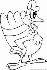 Turkey Coloring Thanksgiving Online Printable Coloringpages101 Color Pages sketch template