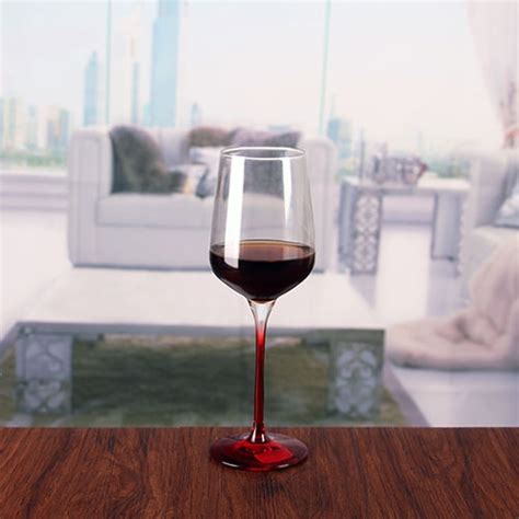 Cheap Goblets Crystal Wine Glasses Red Stem Wine Glasses