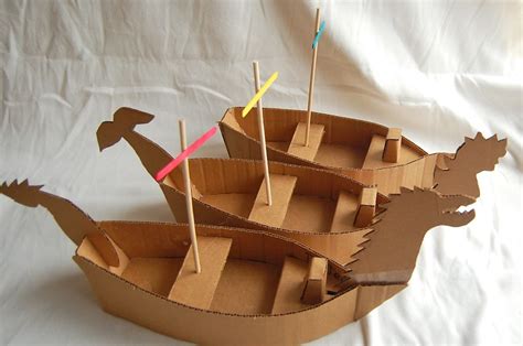 build  boat  cardboard sten blog