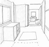 Perspective Armoire Dessiner sketch template