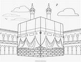 Coloring Pages Mosque Kabah Islamic Religious Al Colouring Ramadan Kids sketch template