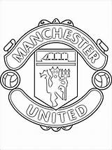 United Manchester Coloring Pages Logo Man Utd Football Madrid Soccer Real Ausmalbilder Printable Badge Fußball Premier League Club Kids Getcolorings sketch template