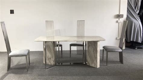 marble modern dining table set  seater buy marble dining table