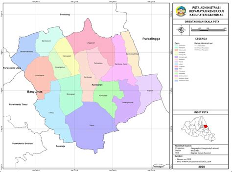 peta administrasi kecamatan kembaran kabupaten banyumas neededthing