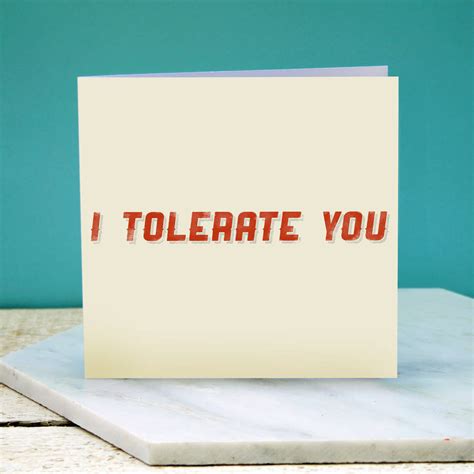 tolerate  valentines card   nice  notonthehighstreetcom