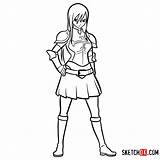 Erza Scarlet Sketchok sketch template