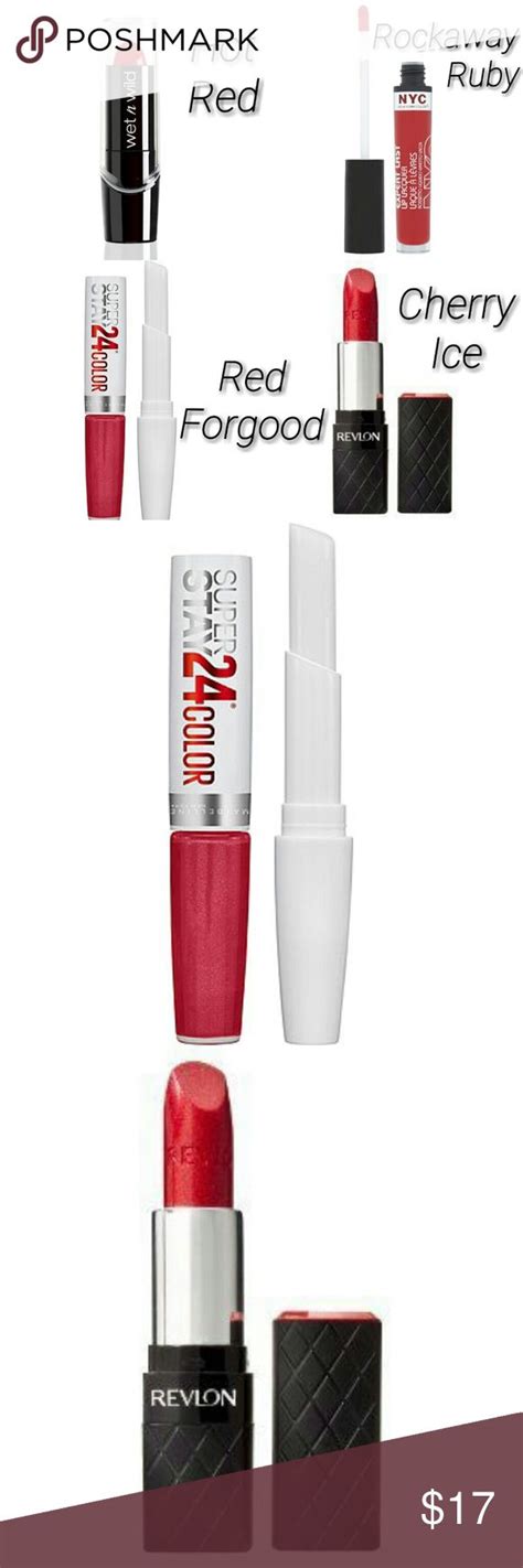 red lip bundle maybelline super stay 24 red lips maybelline makeup