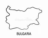 Bulgaria sketch template