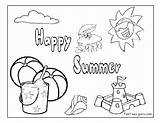 Summer Coloring Pages Preschool Kindergarten Colouring Sheets Getcolorings Shee Preschoolers Getdrawings sketch template