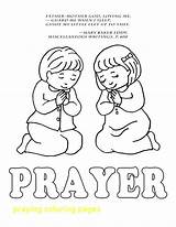 Pages Praying Pray Preschoolers Sheets Sunday God Bible Worksheets Hears Comprehension Coloringhome Prayers Lords Sr sketch template