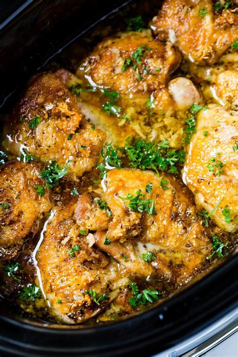 slow cooker garlic chicken healthy butter chicken recipe garlic
