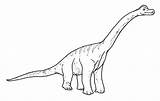 Brachiosaurus Coloring Pages Dinosaur Tallest Dinosaurs Largest sketch template