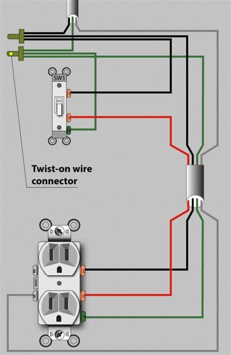electrician explains   wire  switched  hot outlet home electrical wiring house