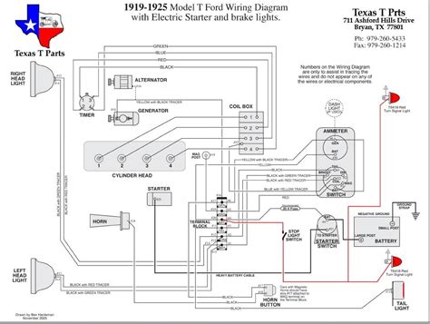 ford model  wiring wiring diagram