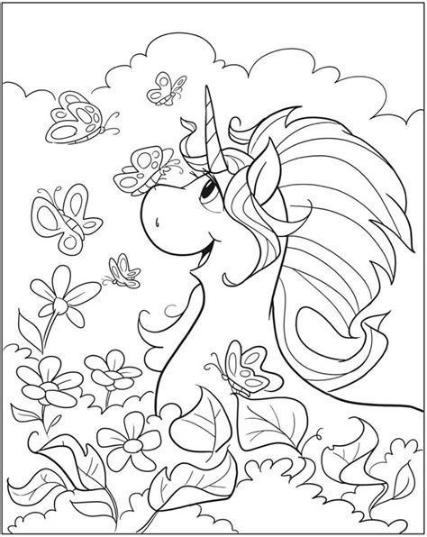 dover publications unicorn fun coloring book kleurplaten