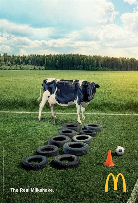 mcdonalds  real milk shake ads   world print advertising ads creative creative